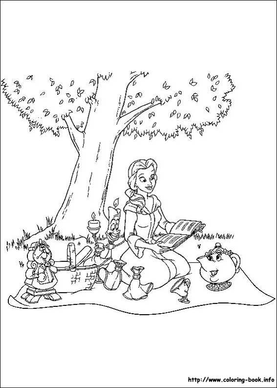 Alice in Wonderland coloring picture